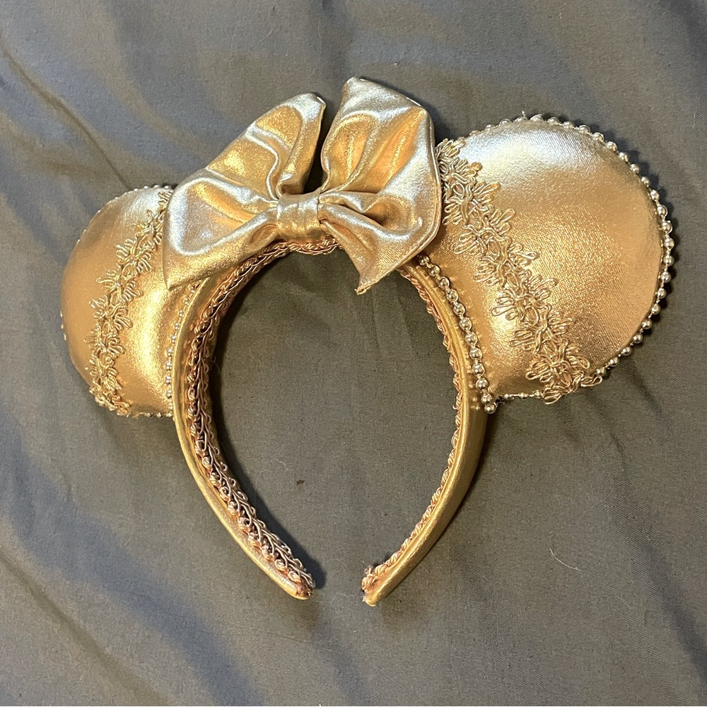 Golden Mickey Minnie Ears O/S